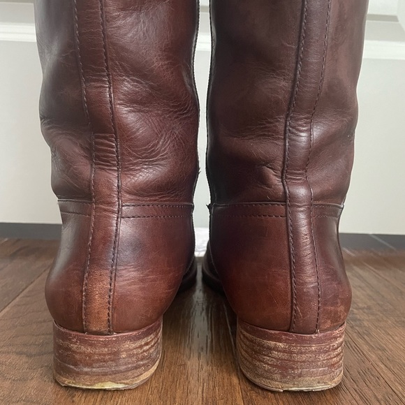 Tory Burch Kiernan Tall Brown Riding Boots Size 8 - Picture 11 of 13